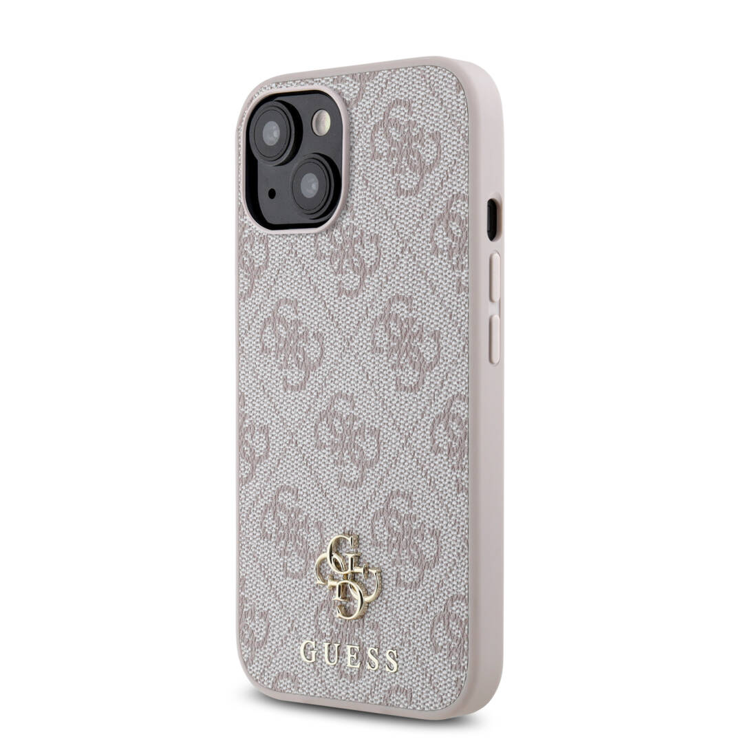 Apple iPhone 14 Kılıf Guess Orjinal Lisanslı M-safe Şarj Özellikli Small 4G Classic Kapak - 16