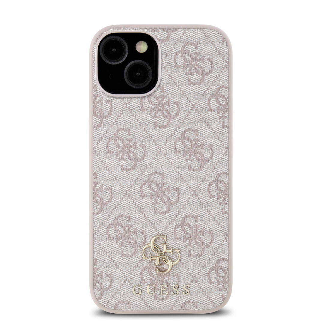 Apple iPhone 14 Kılıf Guess Orjinal Lisanslı M-safe Şarj Özellikli Small 4G Classic Kapak - 17