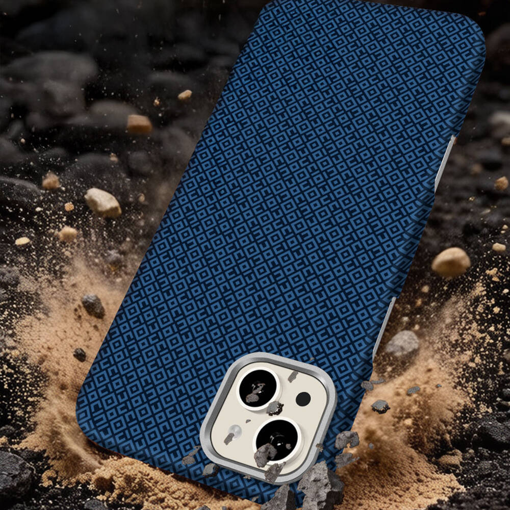 Apple iPhone 14 Kılıf M-Safe Şarj Özellikli Zore Paris Vax Sert PC Kapak - 9
