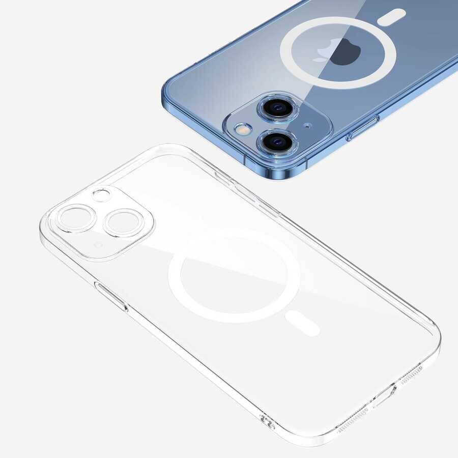 Apple iPhone 14 Plus Kılıf Kamera Korumalı M-safe Sert PC Zore Porto Kapak - 3