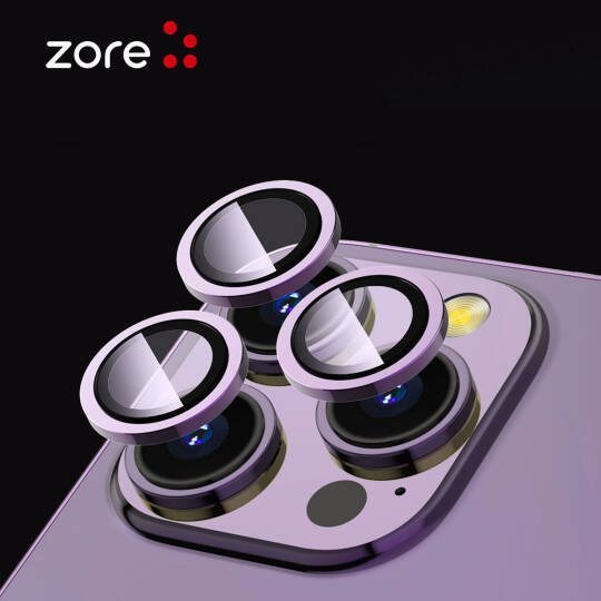 Apple iPhone 14 Plus Zore CL-12 Premium Safir Parmak İzi Bırakmayan Anti-Reflective Kamera Lens Koruyucu - 16