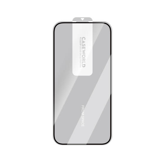 Apple iPhone 14 Pro CaseWorld 0.25mm HD 3D Temperli Cam Ekran Koruyucu + Uygulama Aparatlı - 6