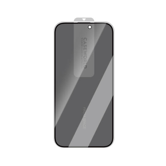 Apple iPhone 14 Pro CaseWorld 0.25mm Privacy 3D Temperli Cam Ekran Koruyucu - 6