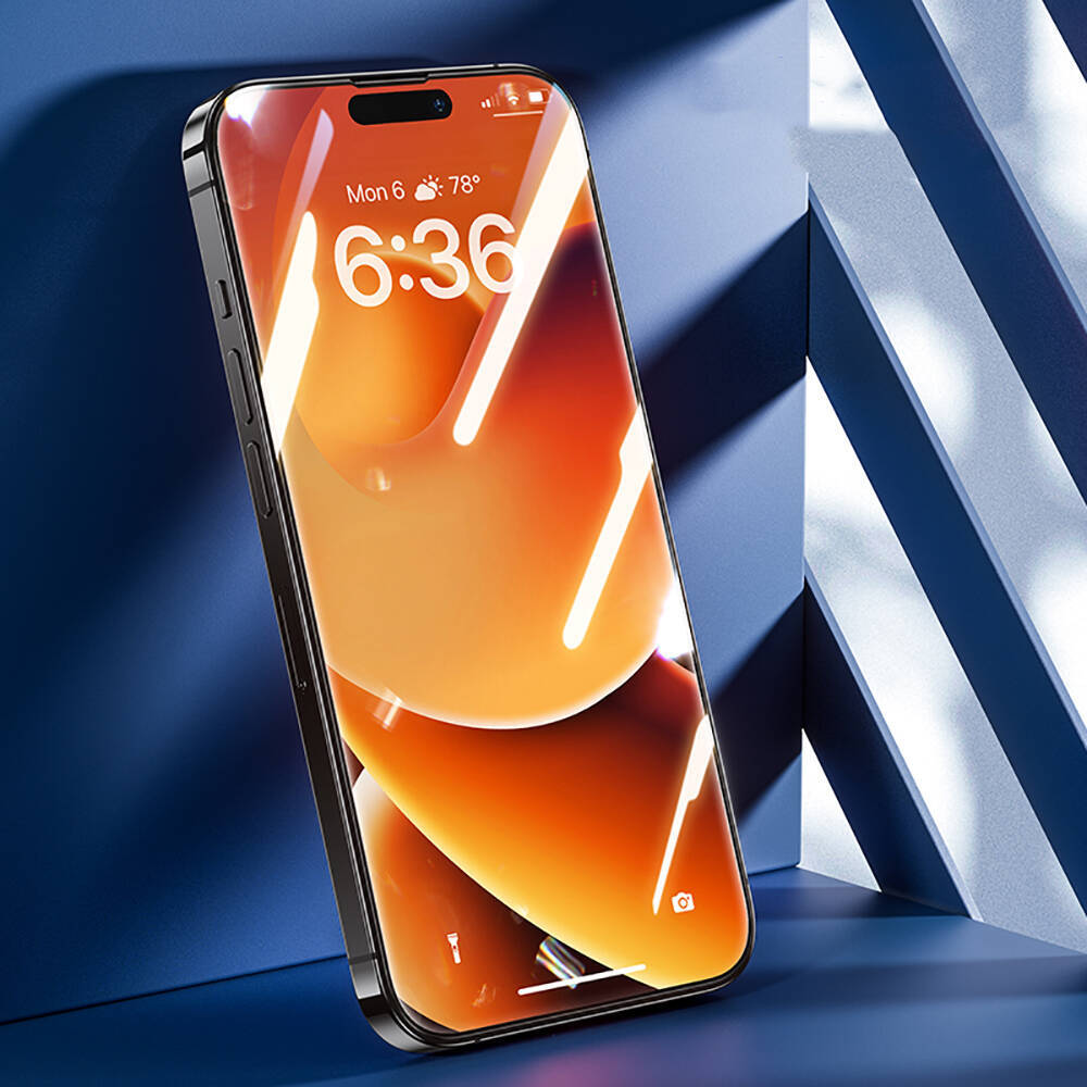 Apple iPhone 14 Pro Hidrofobik Ve Oleofobik Özellikli Benks Air Shield Ekran Koruyucu 10&primelu Paket - 3