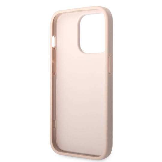 Apple iPhone 14 Pro Kılıf Guess PU Deri Büyük Metal Logo Dizaynlı Kapak - 9