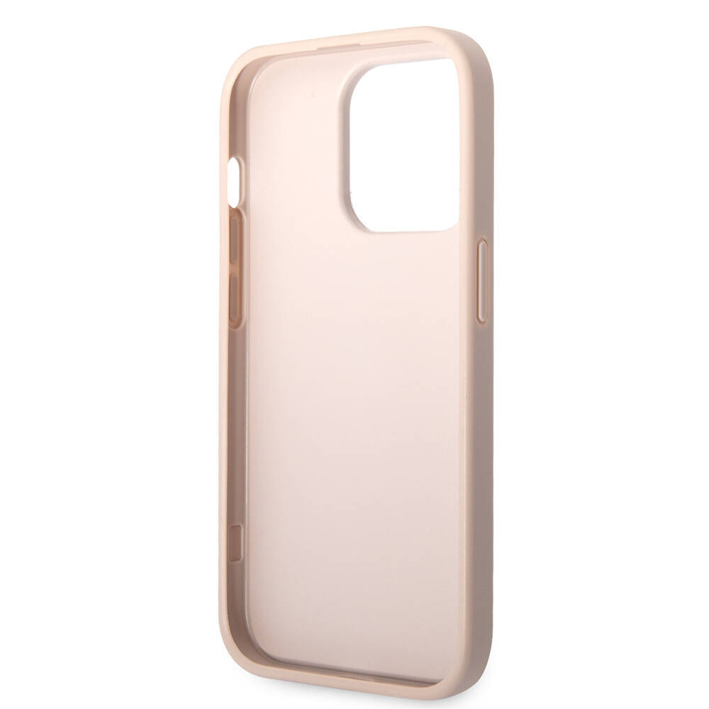 Apple iPhone 14 Pro Kılıf Guess PU Deri Büyük Metal Logo Dizaynlı Kapak - 9