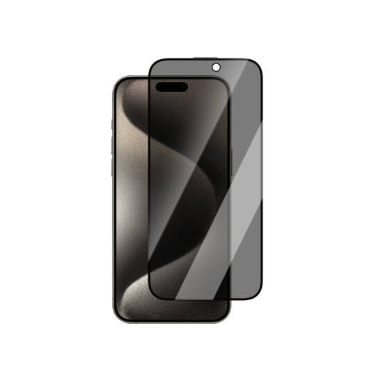 Apple iPhone 14 Pro Max CaseWorld 0.25mm Privacy 3D Temperli Cam Ekran Koruyucu