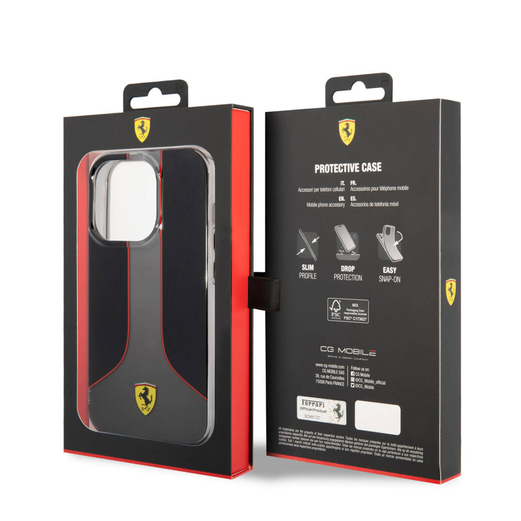 Apple iPhone 14 Pro Max Kılıf Ferrari Gradient Baskılı Dizayn Kapak - 8