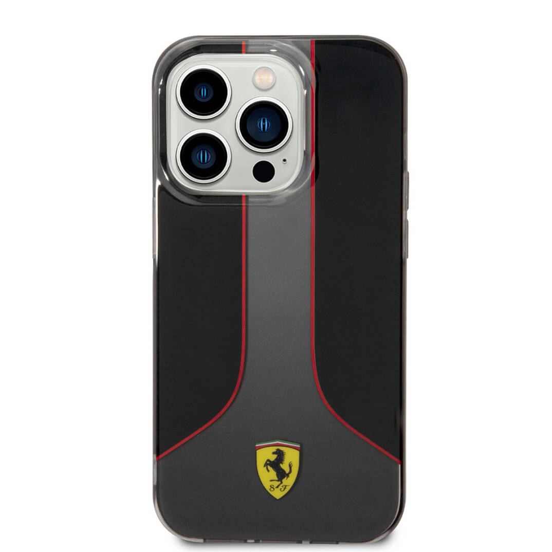 Apple iPhone 14 Pro Max Kılıf Ferrari Gradient Baskılı Dizayn Kapak - 9