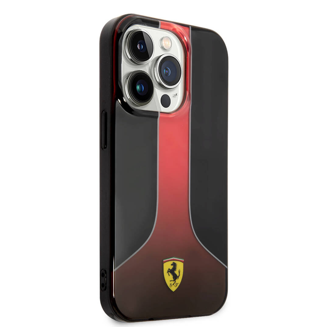 Apple iPhone 14 Pro Max Kılıf Ferrari Gradient Baskılı Dizayn Kapak - 1