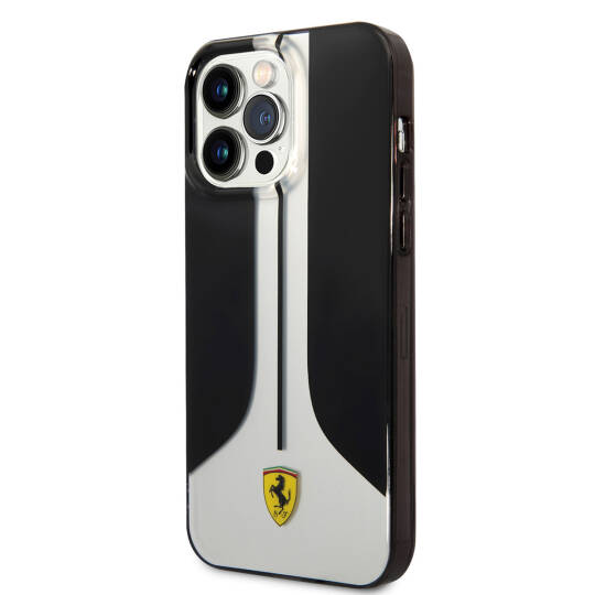 Apple iPhone 14 Pro Max Kılıf Ferrari Orjinal Lisanslı 296 Çizgili Dizayn Kapak - 6