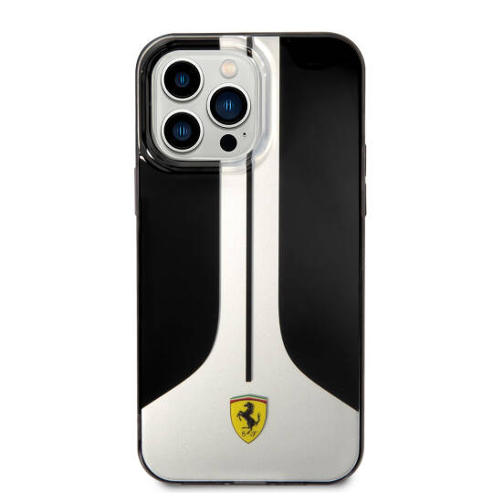 Apple iPhone 14 Pro Max Kılıf Ferrari Orjinal Lisanslı 296 Çizgili Dizayn Kapak - 7