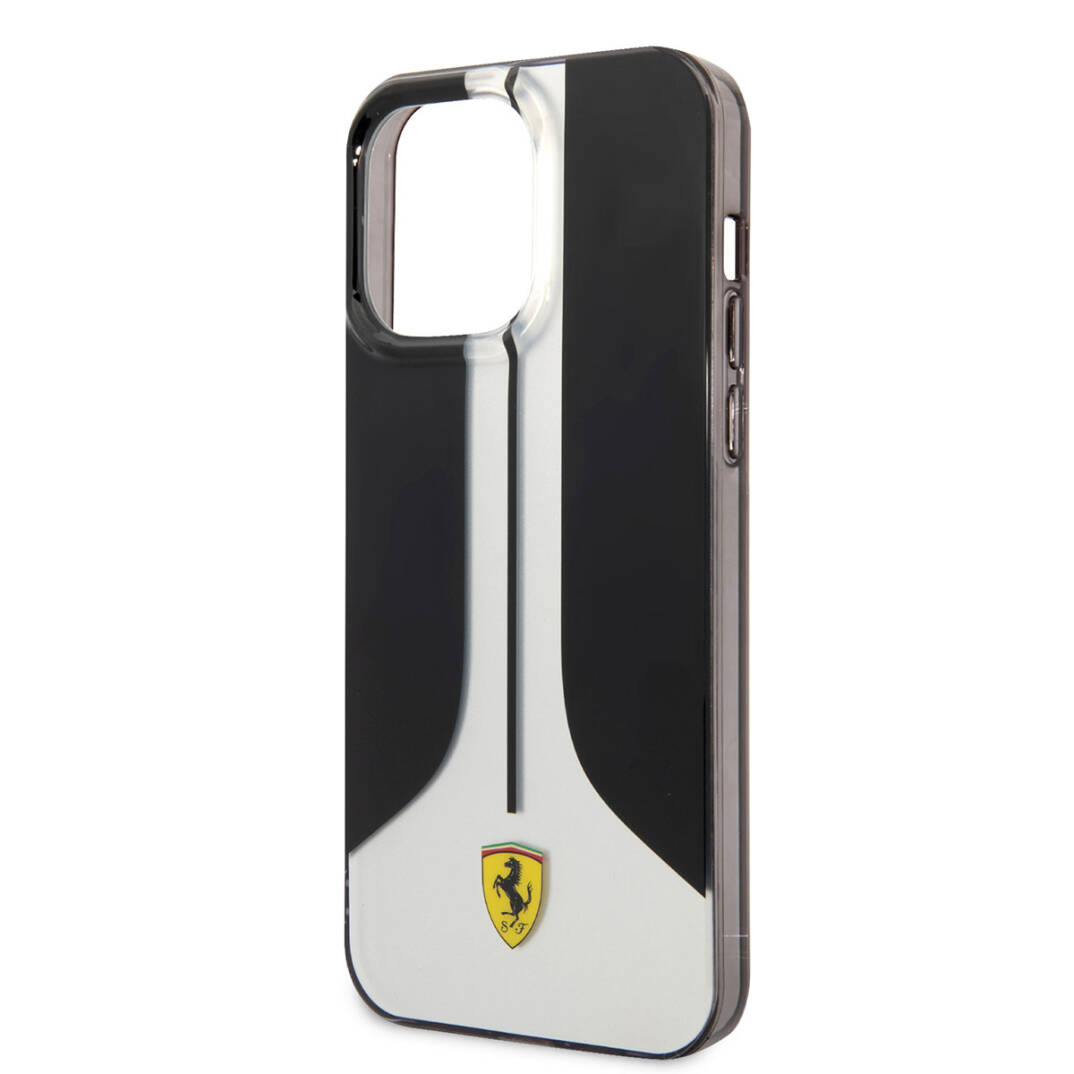 Apple iPhone 14 Pro Max Kılıf Ferrari Orjinal Lisanslı 296 Çizgili Dizayn Kapak - 9