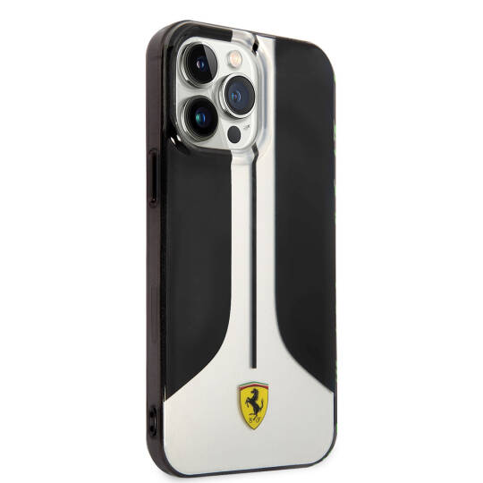 Apple iPhone 14 Pro Max Kılıf Ferrari Orjinal Lisanslı 296 Çizgili Dizayn Kapak - 2