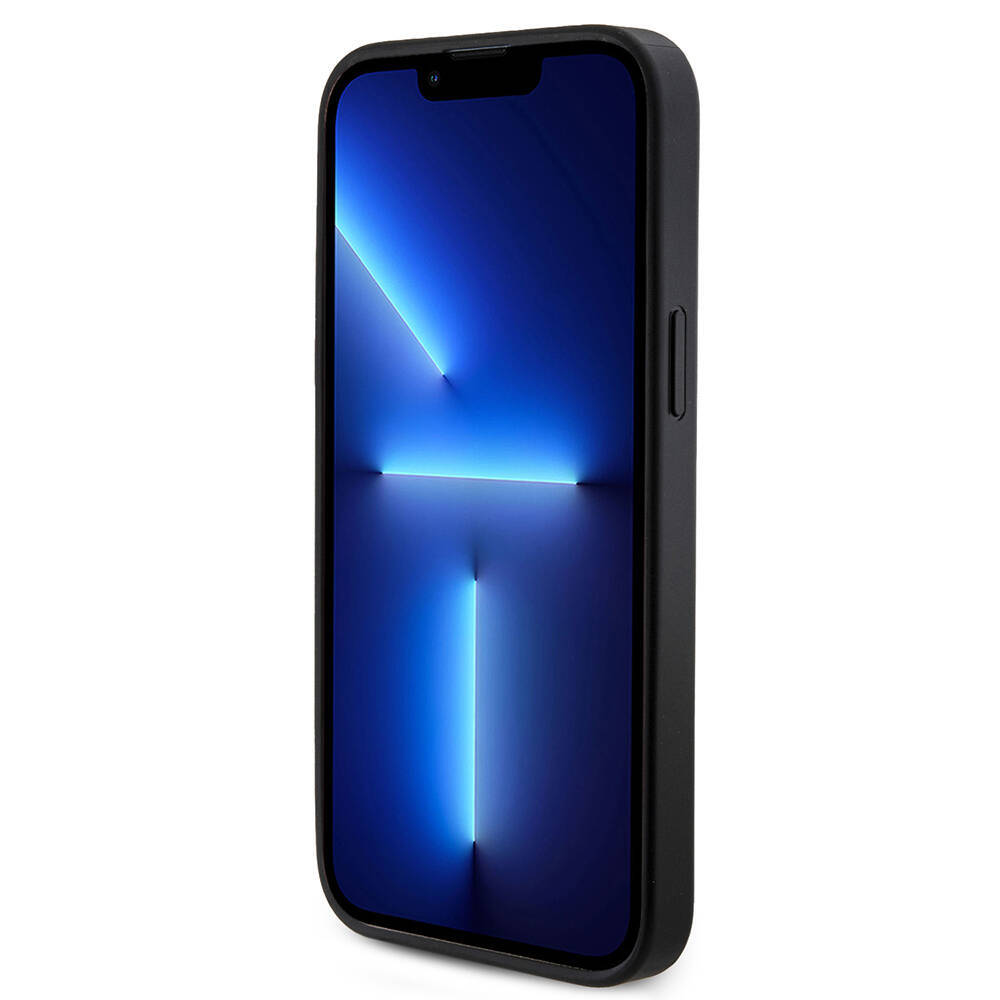 Apple iPhone 14 Pro Max Kılıf Guess Orjinal Lisanslı M-safe Şarj Özellikli PU Halkalı 4G Desenli Yazı Logolu Kapak - 10
