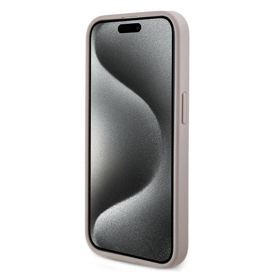 Apple iPhone 14 Pro Max Kılıf Guess Orjinal Lisanslı M-safe Şarj Özellikli PU Halkalı 4G Desenli Yazı Logolu Kapak - 13