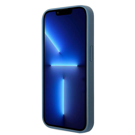 Apple iPhone 14 Pro Max Kılıf GUESS PU Deri Büyük Metal Logo Dizaynlı Kapak - 13