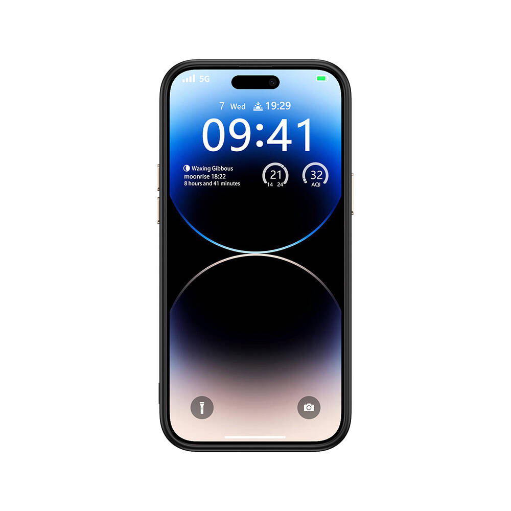 Apple iPhone 14 Pro Max Kılıf M-safe Şarj Özellikli Karbon Fiber Görünümlü Zore Antina Kapak - 22