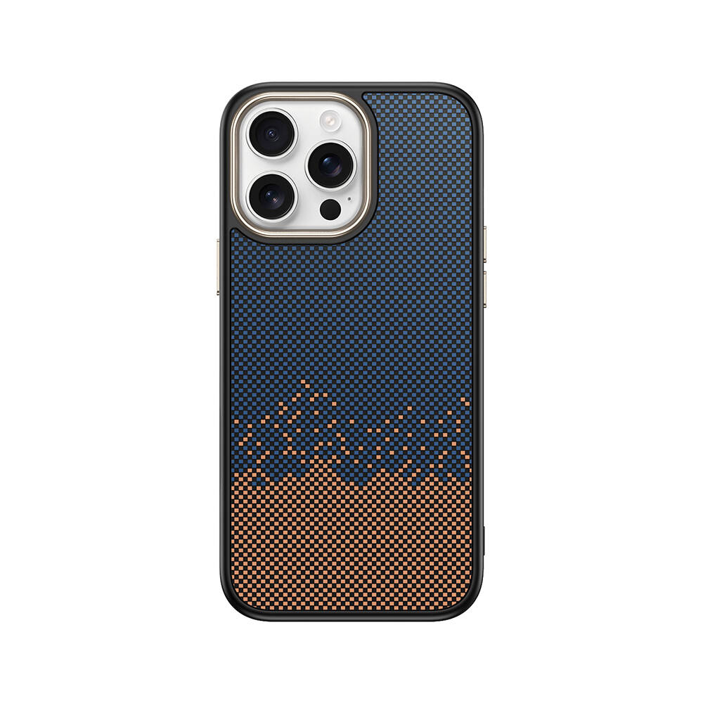 Apple iPhone 14 Pro Max Kılıf M-safe Şarj Özellikli Karbon Fiber Görünümlü Zore Antina Kapak - 2