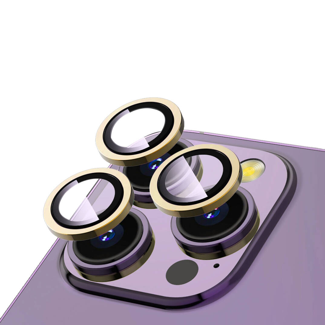 Apple iPhone 14 Pro Max Zore CL-12 Premium Safir Parmak İzi Bırakmayan Anti-Reflective Kamera Lens Koruyucu - 6