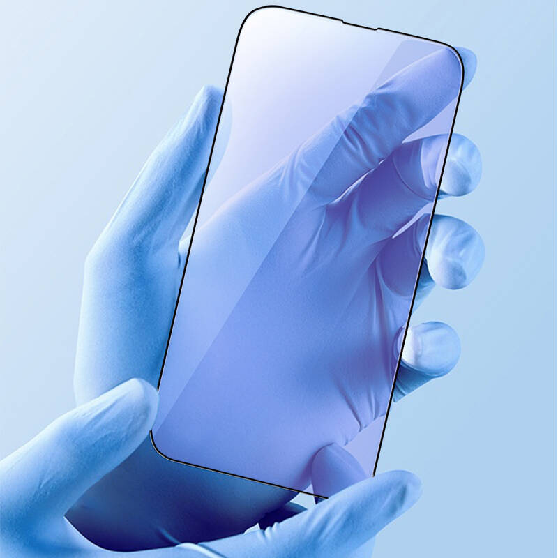 Apple iPhone 14 Pro Recci Anti-Blue Light Cam Ekran Koruyucu - 8