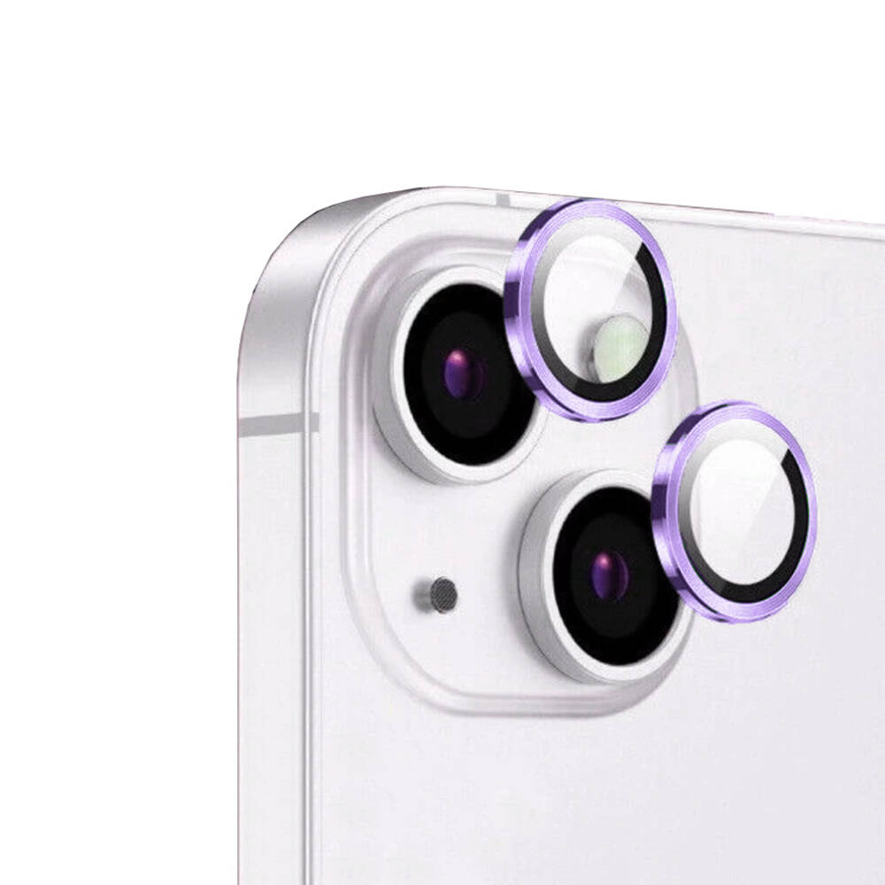 Apple iPhone 14 Zore CL-12 Premium Safir Parmak İzi Bırakmayan Anti-Reflective Kamera Lens Koruyucu - 1
