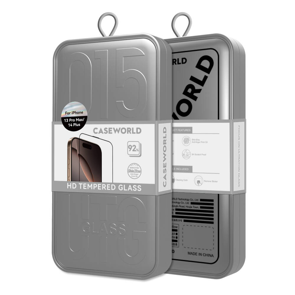 Apple iPhone 15 CaseWorld 0.25mm HD 3D Temperli Cam Ekran Koruyucu + Uygulama Aparatlı - 6