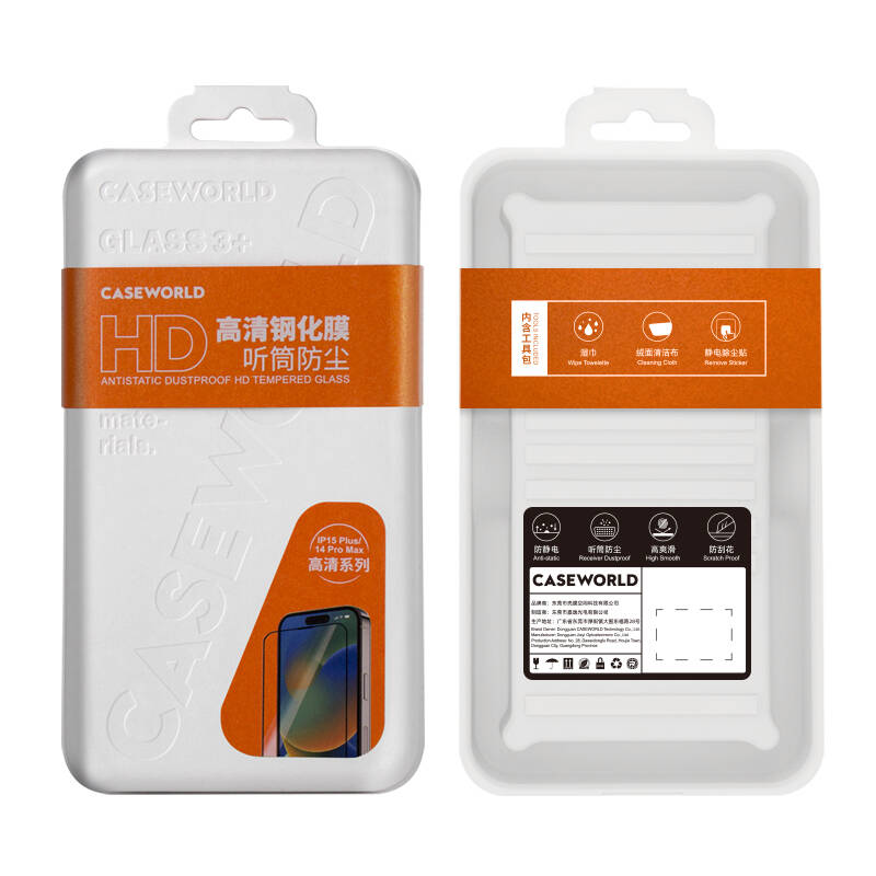 Apple iPhone 15 CaseWorld HD Serisi 0.33mm Temperli Cam Ekran Koruyucu - 6