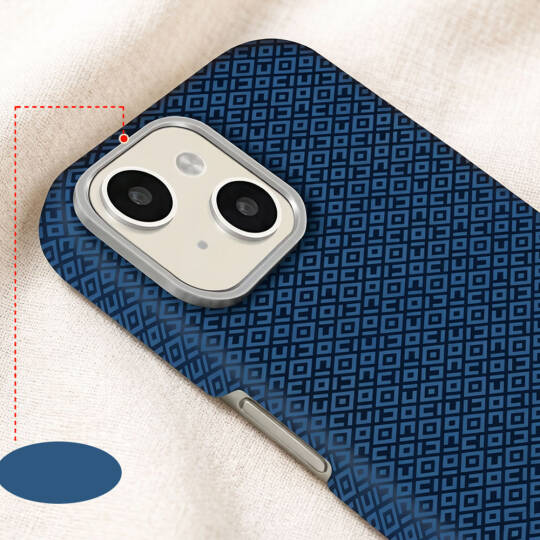 Apple iPhone 15 Kılıf M-Safe Şarj Özellikli Zore Paris Vax Sert PC Kapak - 6