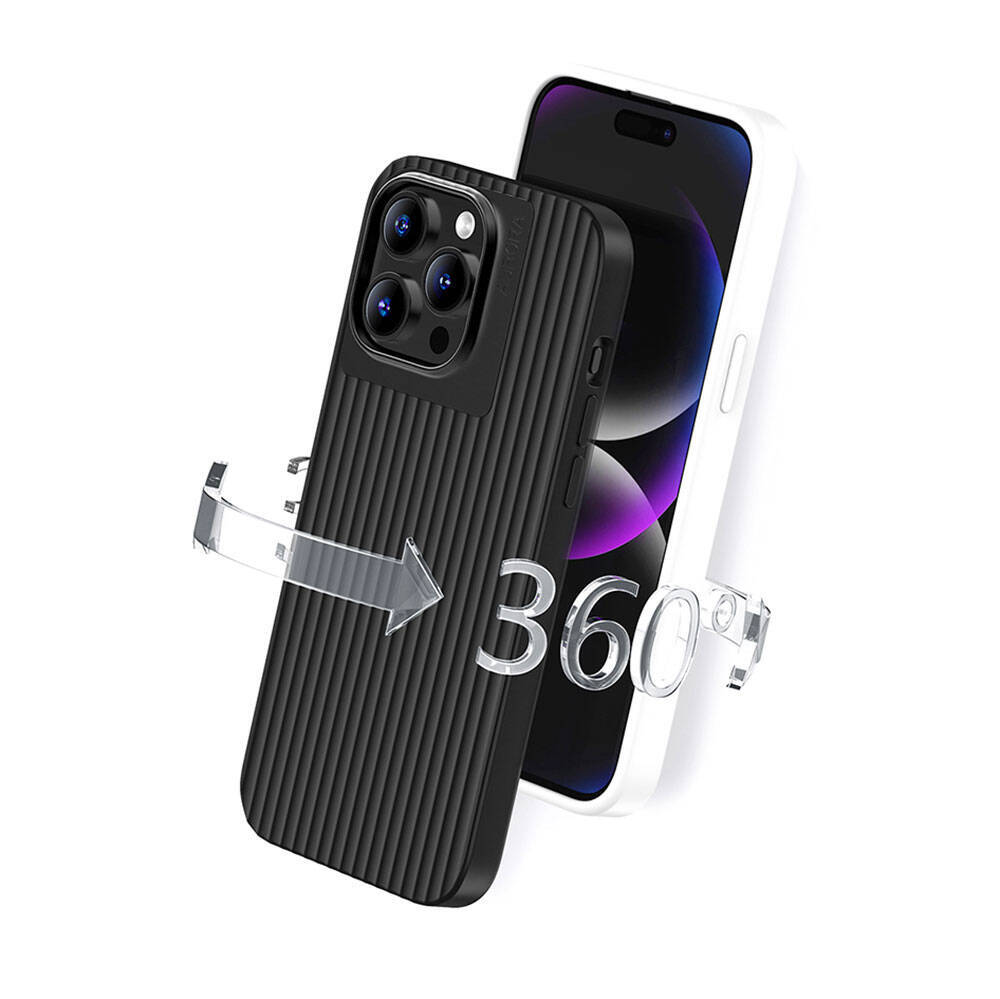 Apple iPhone 15 Kılıf Recci Aurora Serisi M-safe Şarj Özellikli Kapak - 15