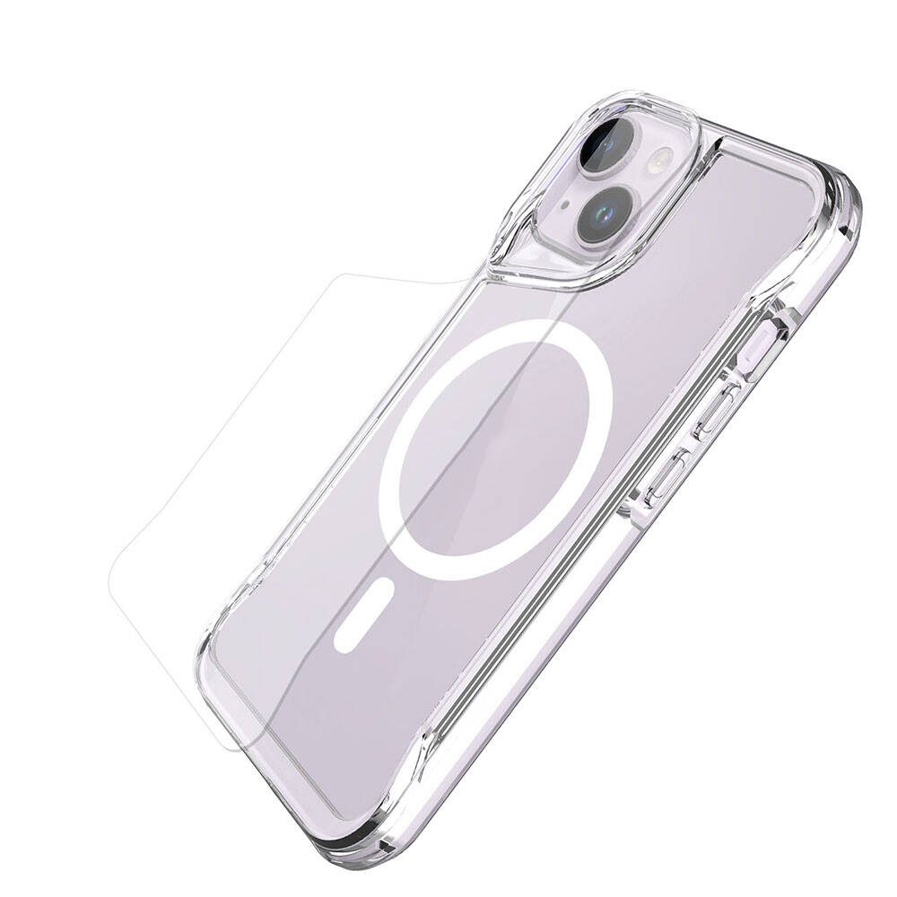 Apple iPhone 15 Plus Kılıf Zore M-safe Şarj Özellikli T-Max M-safe Kapak - 6