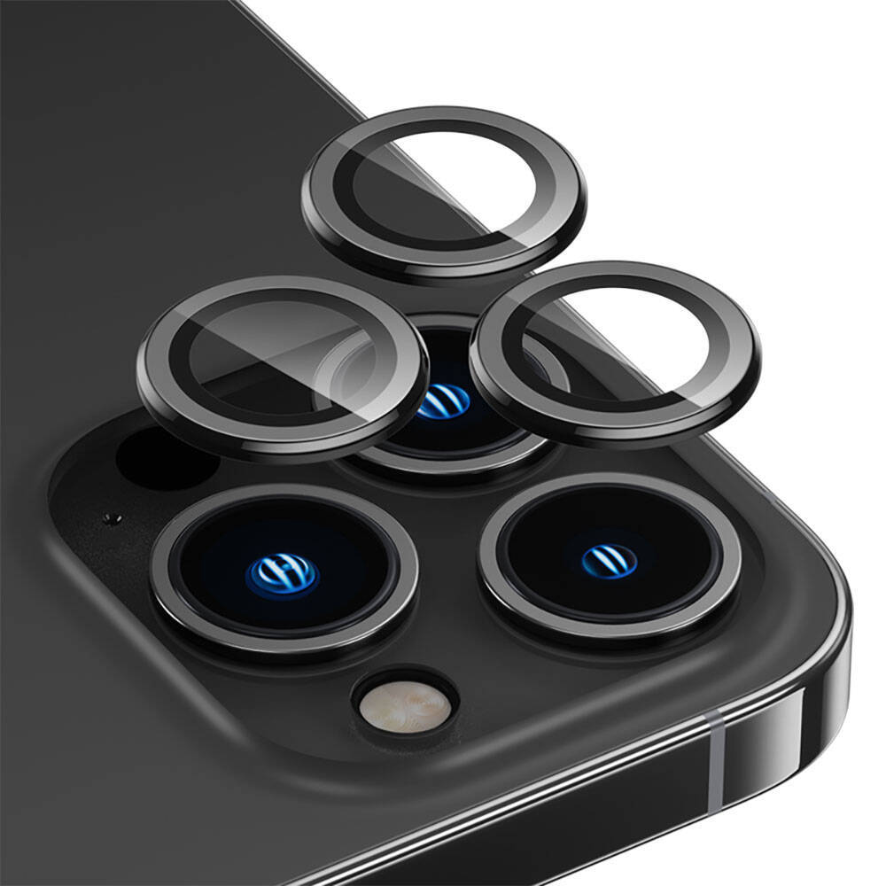 Apple iPhone 15 Pro Benks DR Safir Kamera Lens Koruyucu - 5