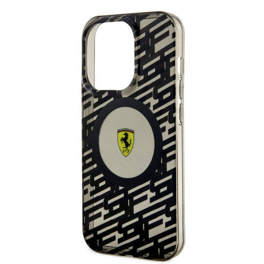Apple iPhone 15 Pro Kılıf Ferrari Orjinal Lisanslı M-safe Şarj Özellikli Multi SF Kapak - 6