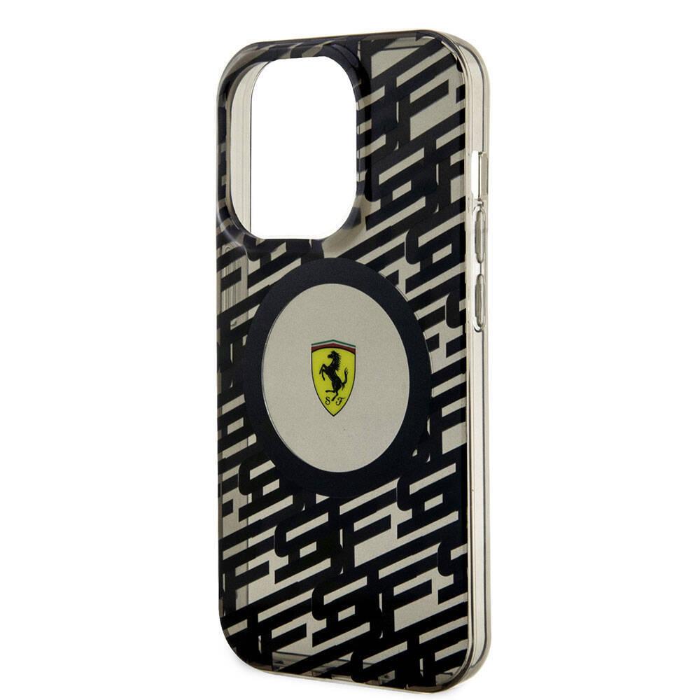 Apple iPhone 15 Pro Kılıf Ferrari Orjinal Lisanslı M-safe Şarj Özellikli Multi SF Kapak - 6