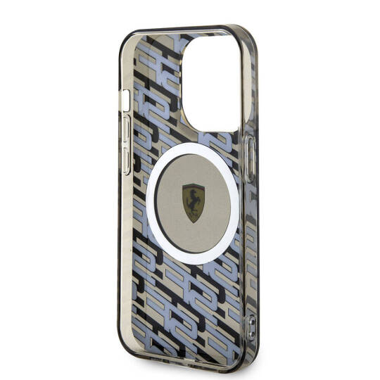 Apple iPhone 15 Pro Kılıf Ferrari Orjinal Lisanslı M-safe Şarj Özellikli Multi SF Kapak - 7