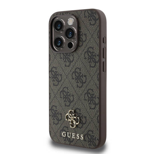 Apple iPhone 15 Pro Kılıf Guess Orjinal Lisanslı M-safe Şarj Özellikli Small 4G Classic Kapak - 2