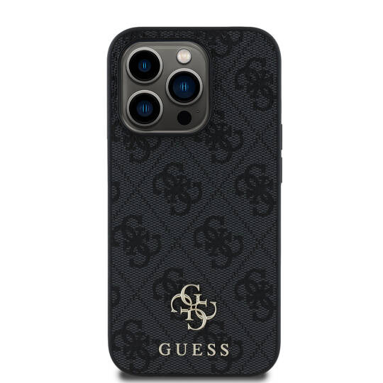 Apple iPhone 15 Pro Kılıf Guess Orjinal Lisanslı M-safe Şarj Özellikli Small 4G Classic Kapak - 11