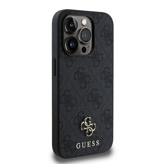 Apple iPhone 15 Pro Kılıf Guess Orjinal Lisanslı M-safe Şarj Özellikli Small 4G Classic Kapak - 12