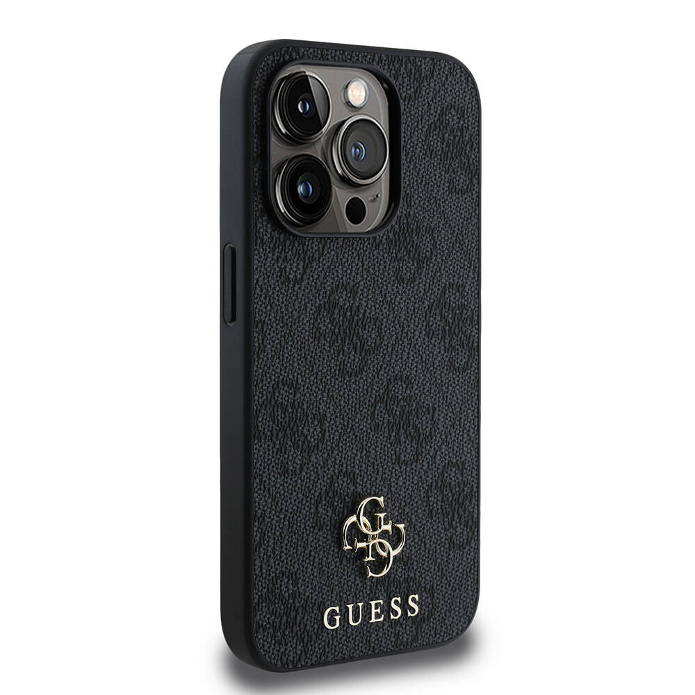 Apple iPhone 15 Pro Kılıf Guess Orjinal Lisanslı M-safe Şarj Özellikli Small 4G Classic Kapak - 12