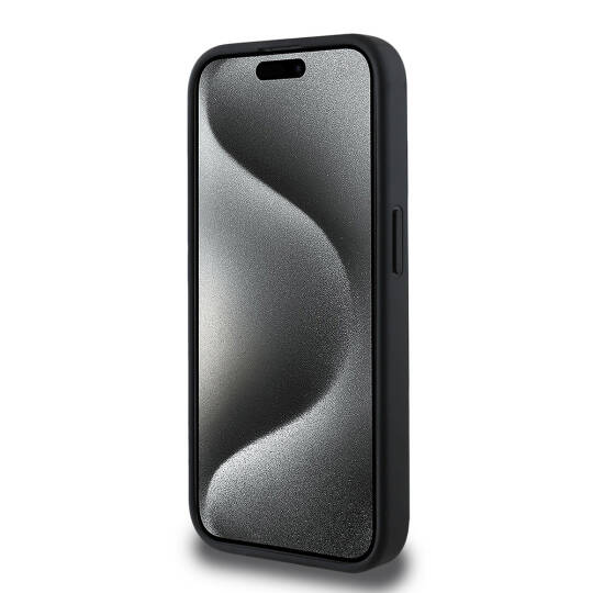 Apple iPhone 15 Pro Kılıf Guess Orjinal Lisanslı M-safe Şarj Özellikli Small 4G Classic Kapak - 13