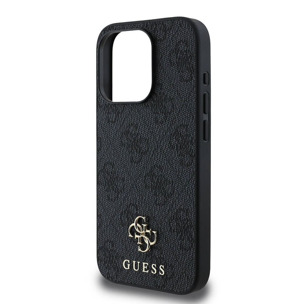 Apple iPhone 15 Pro Kılıf Guess Orjinal Lisanslı M-safe Şarj Özellikli Small 4G Classic Kapak - 14
