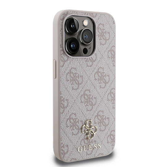 Apple iPhone 15 Pro Kılıf Guess Orjinal Lisanslı M-safe Şarj Özellikli Small 4G Classic Kapak - 20