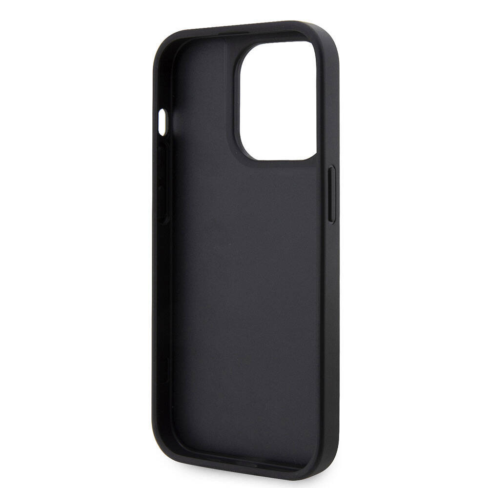 Apple iPhone 15 Pro Kılıf Guess Orjinal Lisanslı Taşlı Arka Yüzey Üçgen Logolu Kapak - 7