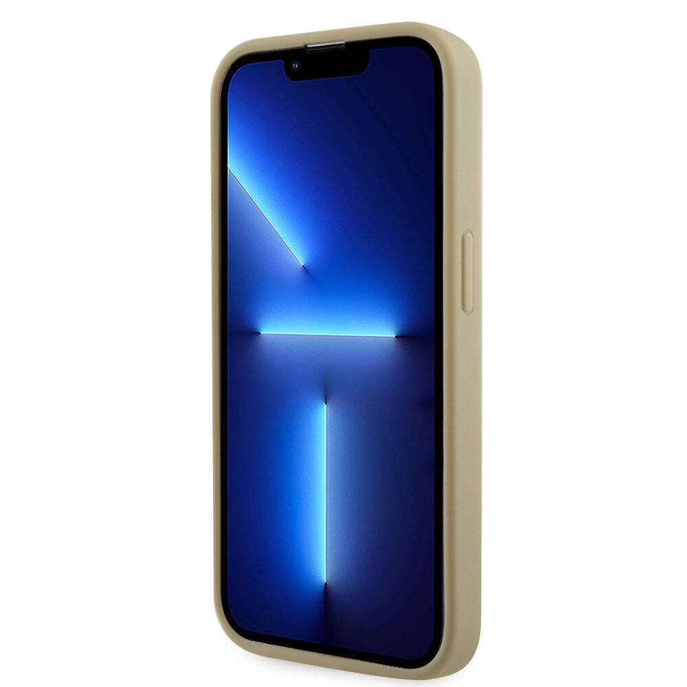 Apple iPhone 15 Pro Kılıf Guess Orjinal Lisanslı Taşlı Arka Yüzey Üçgen Logolu Kapak - 12