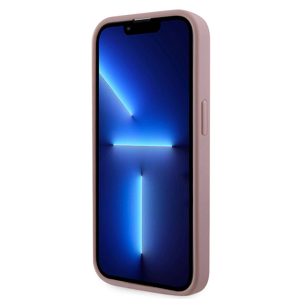 Apple iPhone 15 Pro Kılıf Guess Orjinal Lisanslı Taşlı Arka Yüzey Üçgen Logolu Kapak - 19