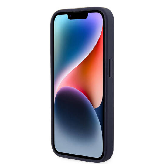 Apple iPhone 15 Pro Kılıf Lacoste Orjinal Lisanslı M-safe Şarj Özellikli PU Deri Görünümlü Karışık Monogram Desenli Kapak - 10