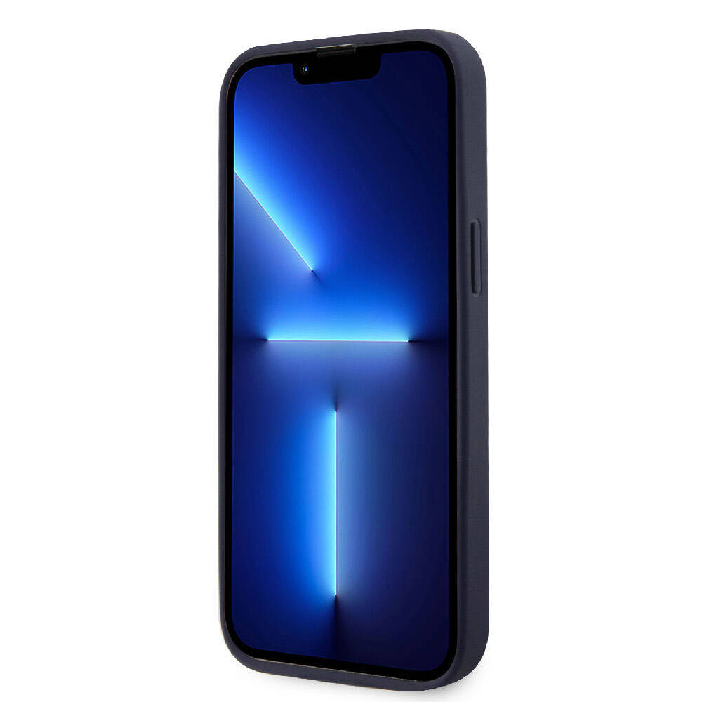 Apple iPhone 15 Pro Kılıf Lacoste Orjinal Lisanslı M-safe Şarj Özellikli PU Deri Görünümlü Kartlıklı Karışık Monogram Desenli Kapak - 22