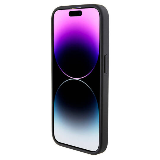 Apple iPhone 15 Pro Kılıf Mercedes Benz Orjinal Lisanslı M-safe Şarj Özellikli Baskı Logolu Paralel Çizgi Desenli Deri Kapak - 6