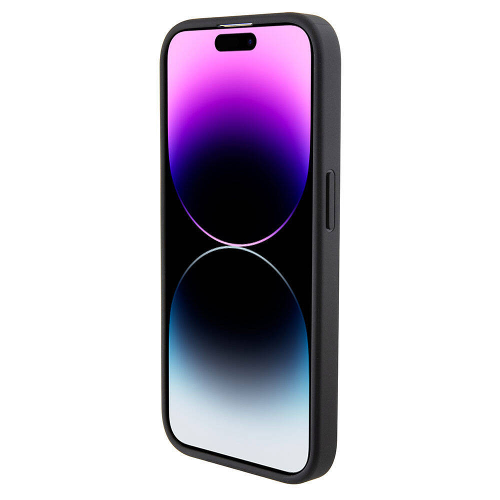Apple iPhone 15 Pro Kılıf Mercedes Benz Orjinal Lisanslı M-safe Şarj Özellikli Baskı Logolu Paralel Çizgi Desenli Deri Kapak - 6