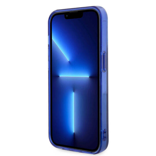 Apple iPhone 15 Pro Kılıf Mercedes Benz Orjinal Lisanslı M-safe Şarj Özellikli Çift Katmanlı Mavi Yıldız Desenli Kapak - 5